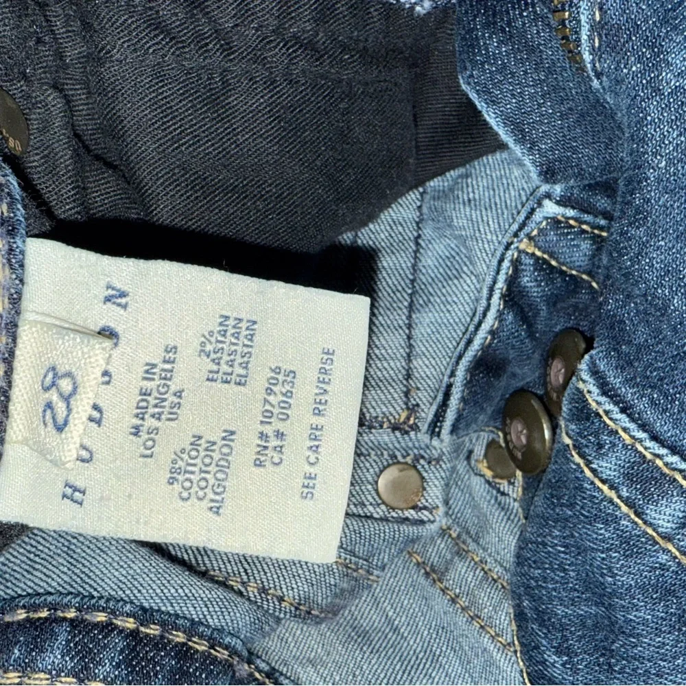 Hudson Jeans Blue Flare Wide Leg Denim - Picture 4 of 7